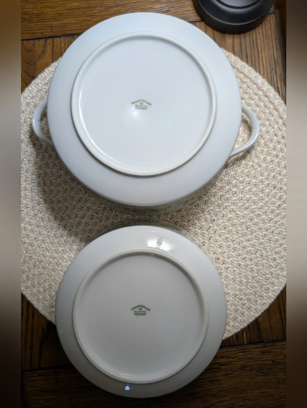 Vintage Johann Haviland Bavaria Germany Floral Casserole & Bowl Set